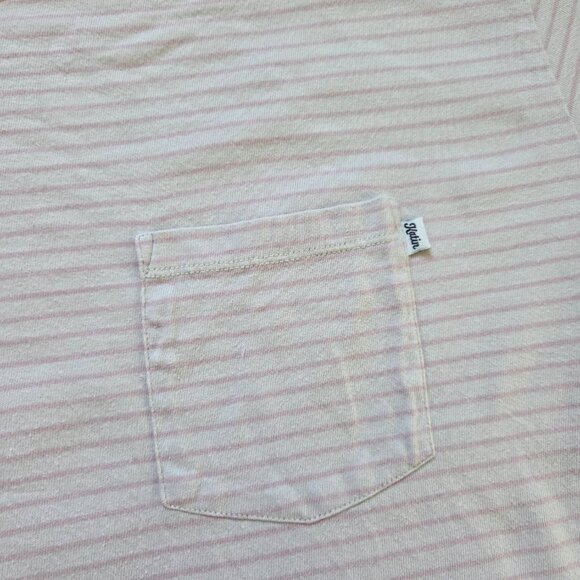 Katin Men's Short Sleeve Striped T Shirt Size L Preppy Everyday Tee Surfer - Picture 3 of 9